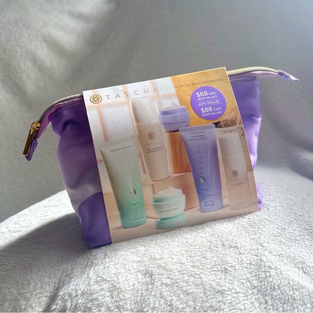Tatcha Mini Favorites Set with Pouch